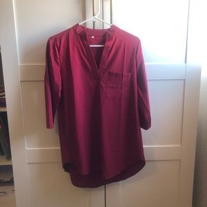 Red tunic - size small